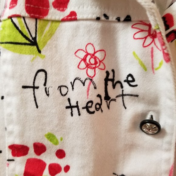 Susan Graver twill button front jacket - Picture 7 of 7